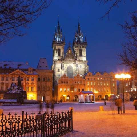 Poznámkový kalendář Praha 2026, 30 x 30 cm