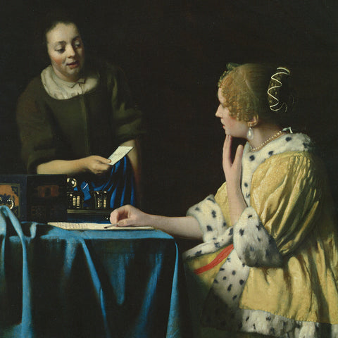 Poznámkový kalendář Johannes Vermeer 2026, 30 x 30 cm