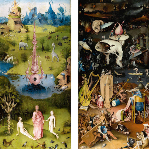 Poznámkový kalendář Hieronymus Bosch 2026, 30 x 30 cm