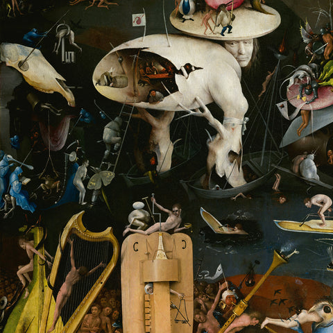 Poznámkový kalendář Hieronymus Bosch 2026, 30 x 30 cm