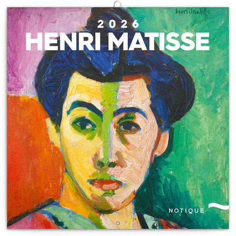 Poznámkový kalendář Henri Matisse 2026, 30 x 30 cm