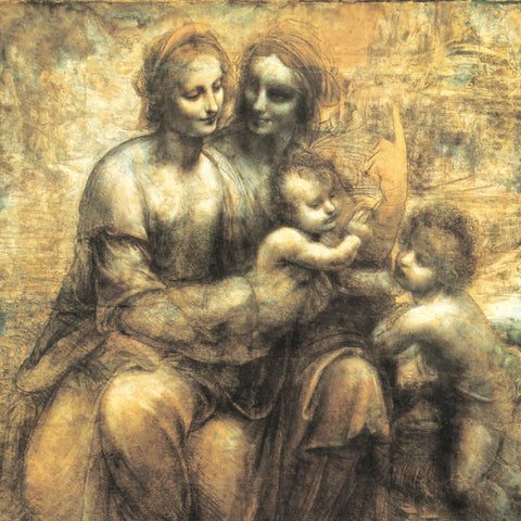 Poznámkový kalendář Leonardo da Vinci 2026, 30 x 30 cm