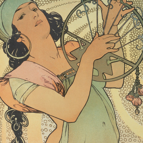 Poznámkový kalendář Alfons Mucha 2027, 30 x 30 cm