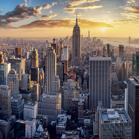 Poznámkový kalendář New York 2027, 30 x 30 cm