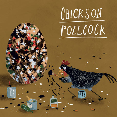 Poznámkový kalendář Chicken Artists 2027, 30 x 30 cm