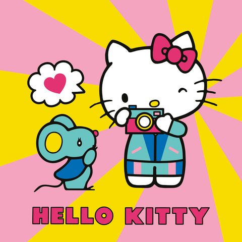 Poznámkový kalendář Hello Kitty  2027, 30 x 30 cm