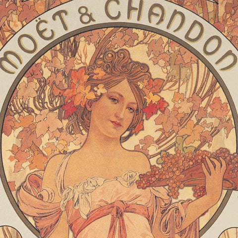 Poznámkový kalendář Alfons Mucha  2027, 20 x 20 cm
