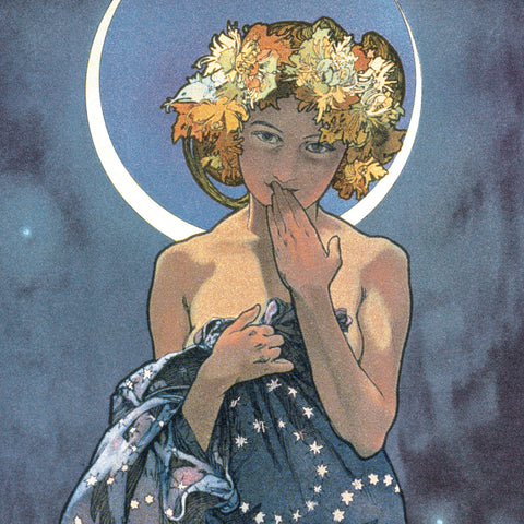 Poznámkový kalendář Alfons Mucha  2027, 20 x 20 cm