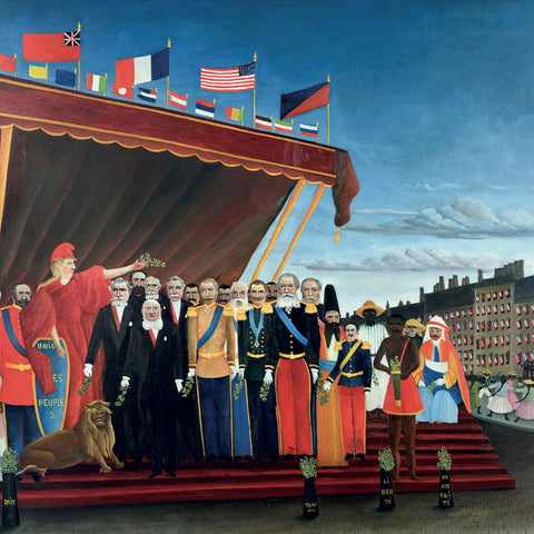 Poznámkový kalendář Henri Rousseau 2027, 30 x 30 cm