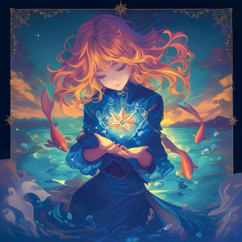 Poznámkový kalendář Anime Zodiac 2027, 30 x 30 cm