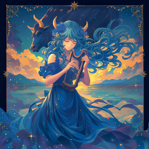 Poznámkový kalendář Anime Zodiac 2027, 30 x 30 cm