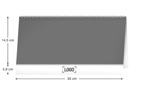 Stolní kalendář Květiny 2025 – 14denní, 33 × 14,5 cm