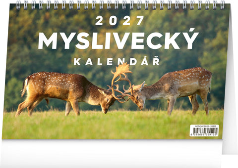 Stolní Myslivecký kalendář 2027, 23,1 x 14,5 cm
