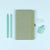 Notes Zelený, tečkovaný, 13 × 21 cm